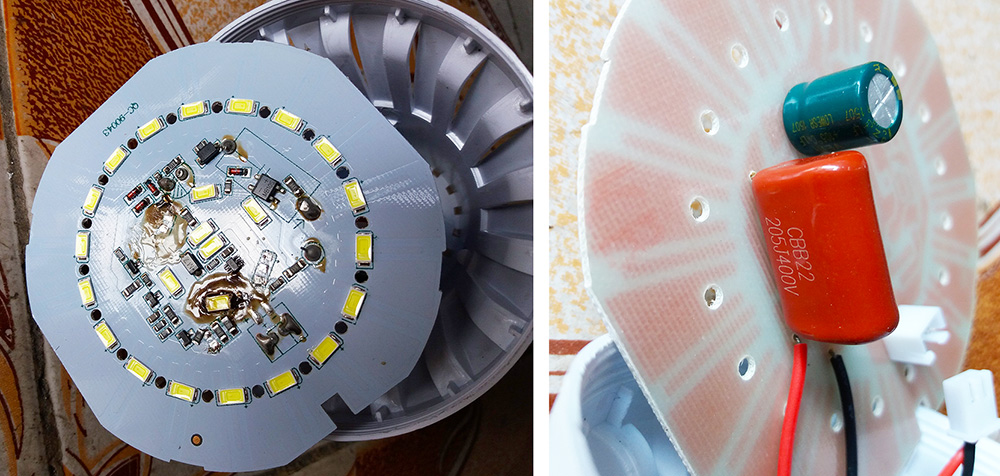 Tụ kẹo được sử dụng trong đèn led