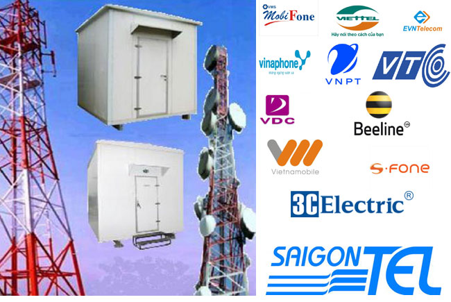 Cung cấp, lắp đặt 100 bộ BTS Shelter cho Công ty cổ phần viễn thông di động Toàn Cầu (280B Lạc Long Quân, Tây Hồ , Hà Nội )