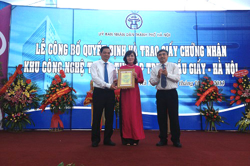 Ra mắt Khu CNTT tập trung đầu tiên của Hà Nội